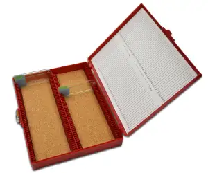 Storage Boxes For 100 Microscope Slides PN:120016
